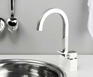 Смеситель для кухни WasserKRAFT Aller 1067 WHITE