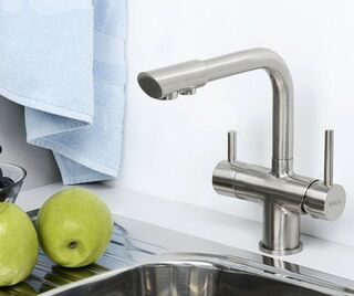 Смесители для кухни WasserKRAFT A8027 (матовый хром) под фильтр