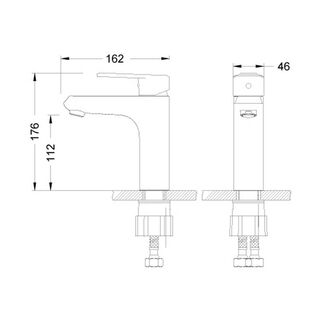 Смеситель для раковины Lemark Point LM0306C
