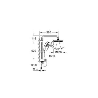 Душевая система Grohe New Tempesta Rustic System 200 27399002