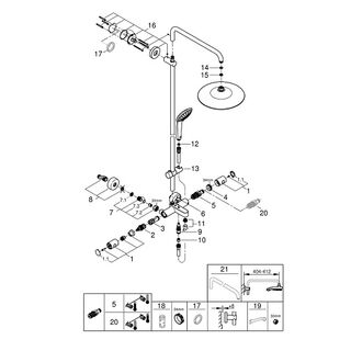 Душевая система Grohe Euphoria 260 26114001 (с изливом)
