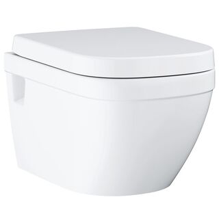 Чаша подвесного унитаза Grohe Euro Ceramic 39538000 безободковая