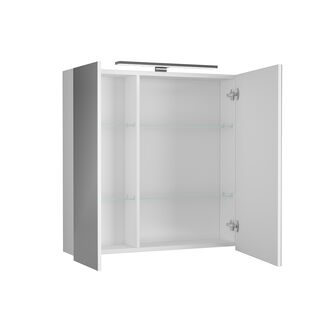 Зеркальный шкаф Diborg Lande (77.2104) 70 см, белый матовый