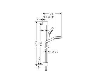 Набор для душа Hansgrohe Logis E (SetLogisE70B)