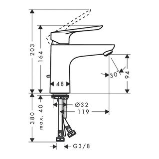 Набор для душа Hansgrohe Logis E (SetLogisE100D)