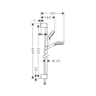 Набор для душа Hansgrohe Logis E (SetLogisE100D)