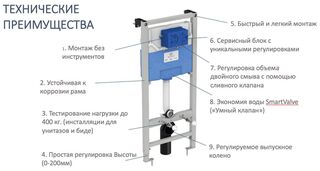 Инсталляция Ideal Standard Prosys (E212801) в комплекте с унитазом Connect Air (E005401) безободковый микролифт