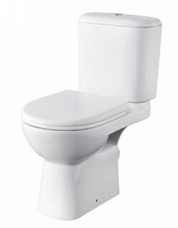 Унитаз напольный Roca Access 34P23900Y с крышкой-сиденьем микролифт (косой выпуск)