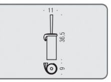 Туалетный ерш Colombo LINK B2407 SX