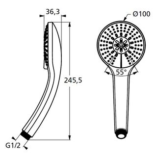 Смеситель однорычажный для раковины Grohe Euroeco 24266001
