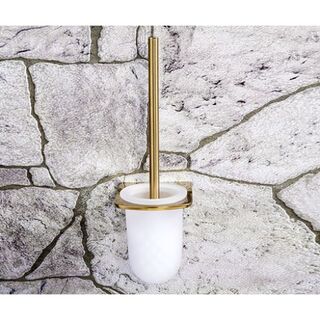 Ершик для унитаза Wasserkraft Aisch K-5900 (K-5927) настенный (матовое золото)