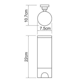 Контейнер для косметических дисков Wasserkraft Aller 1060 (K-1079)