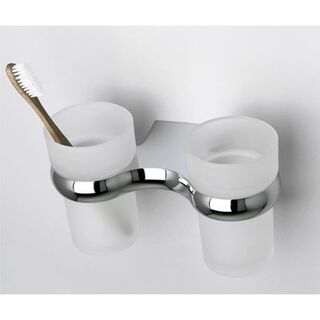 Стакан Wasserkraft Berkel К-6800 (K-6828D) (двойной) с настенным держателем