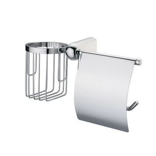 Держатель туалетной бумаги Wasserkraft Berkel К-6800 (K-6859) с крышкой и освежителя воздуха, настенны