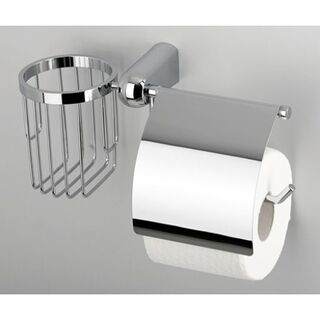 Держатель туалетной бумаги Wasserkraft Berkel К-6800 (K-6859) с крышкой и освежителя воздуха, настенны