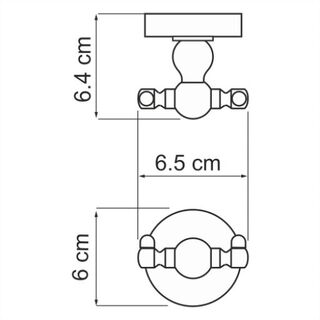 Крючок Wasserkraft Diemel K-2200 (K-2223D) двойной