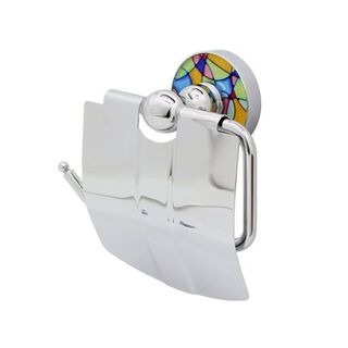 Держатель туалетной бумаги Wasserkraft Diemel K-2200 (K-2225) с крышкой, настенный