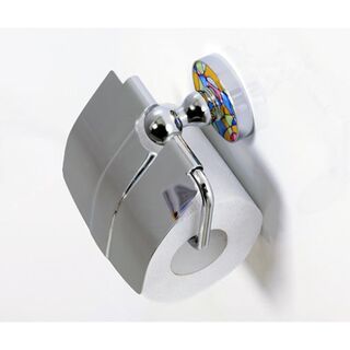 Держатель туалетной бумаги Wasserkraft Diemel K-2200 (K-2225) с крышкой, настенный