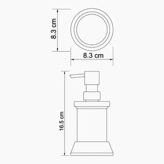 Дозатор для жидкого мыла Wasserkraft Donau K-2400 (K-2499)