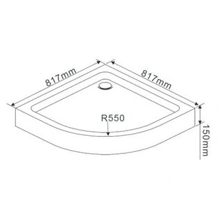Душевой поддон д/модели Devon DE-R18080 RUSH Devon (DE-R80)