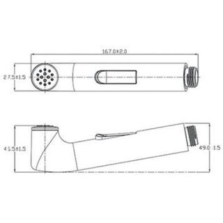 Гигиенический душ Villeroy & Boch Universal (TVD00060700061) комплект