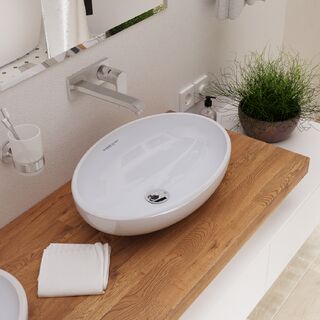 Раковина накладная Sanita Luxe Ringo (RNGSLWB01) (53 см)