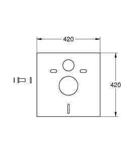 Звукоизолирующая прокладка Grohe (37131000)