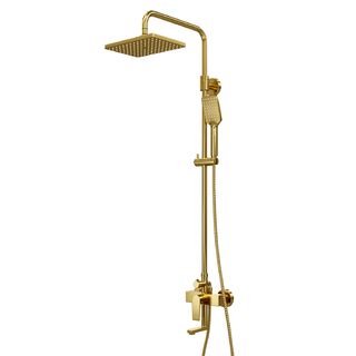 Душевая система Wasserkraft Aisch 5500 (A15501) матовое золото
