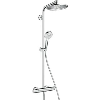 Душевая система Hansgrohe Crometta S 240 1jet Showerpipe EcoSmart 9 л/мин 27268000 (240 мм)