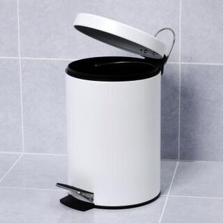 Ведро для мусора Wasserkraft K-635WHITE (5 л) белое