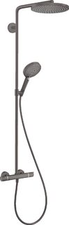 Душевая система Hansgrohe Raindance Select S Showerpipe 240 1 jet (27633340) шлиф. черный хром