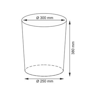 Корзина для белья плетеная WasserKRAFT Main WB-410-S с крышкой (светло-коричневая)