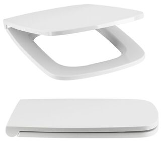 Унитаз напольный Santek Нео Rimless (1WH302418) (двойной смыв) безободковый с сиденьем микролифт Slim