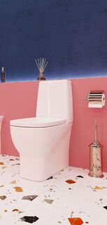 Унитаз напольный Sanita Luxe Infinity (INFSLCC01040522R) безободковый микролифт