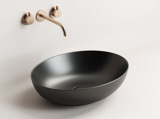 Раковина накладная Ceramicanova Element (CN6017MB) 52 см, черный матовый