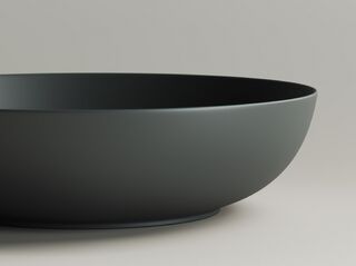 Раковина накладная Ceramicanova Element (CN6017MDH) 52 см, темный антрацит матовый