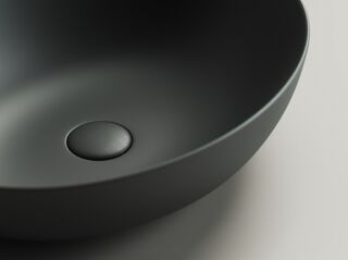 Раковина накладная Ceramicanova Element (CN6017MDH) 52 см, темный антрацит матовый