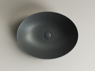 Раковина накладная Ceramicanova Element (CN6017MDH) 52 см, темный антрацит матовый