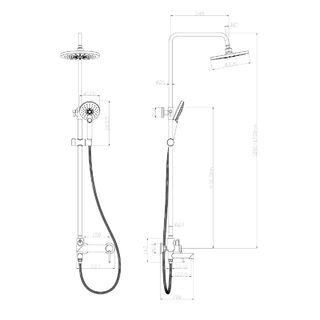 Душевая система Lemark Minima (LM3862C)