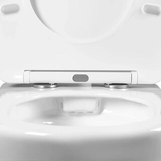Унитаз подвесной Aquatek Бетта (AQ1253W-00) безободковый сиденьем микролифт