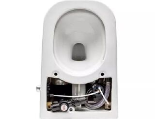 Унитаз приставной Lemark (SATOFSHFS2) безободковый, с технологией OptimFlush