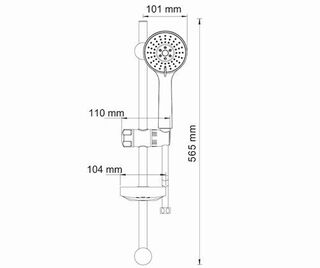 Душевой гарнитур WasserKRAFT A005