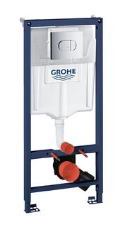 Инсталляция для подвесного унитаза Grohe 38981000 Solido 3 в 1 с клавишей Arena Cosmopolitan