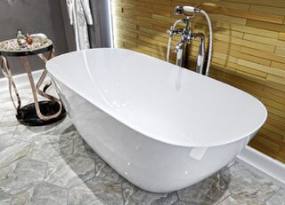 Ванна из искусственного камня AquaStone Бали 150х75 без перелива