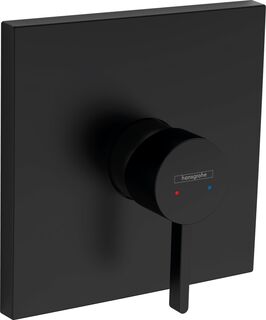Смеситель для душа Hansgrohe Finoris 76615670S со скрытой частью (76615670+01800180), матовый черный