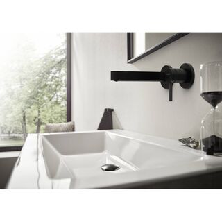 Смеситель для раковины Hansgrohe Finoris (76051670) внешняя часть, матовый черный