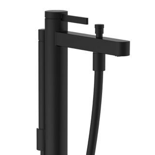 Смеситель для ванны Hansgrohe Finoris (76445670) напольный, черный матовый