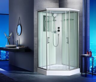 Душевая кабина Welt Wasser WW500 Nesse 1002 (100х100)