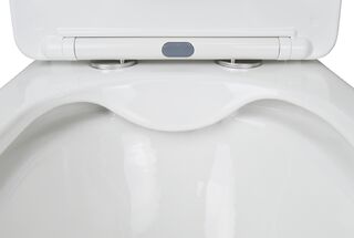 Унитаз напольный Azario Avero (AZ-3121-G) безободковый микролифт (Geberit)