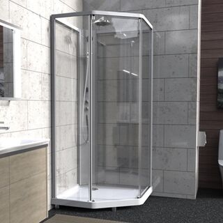 Душевая кабина IFO/IDO Showerama 10-5 Comfort 90x90 профиль белый, стекло прозрачное 131.401.201.301